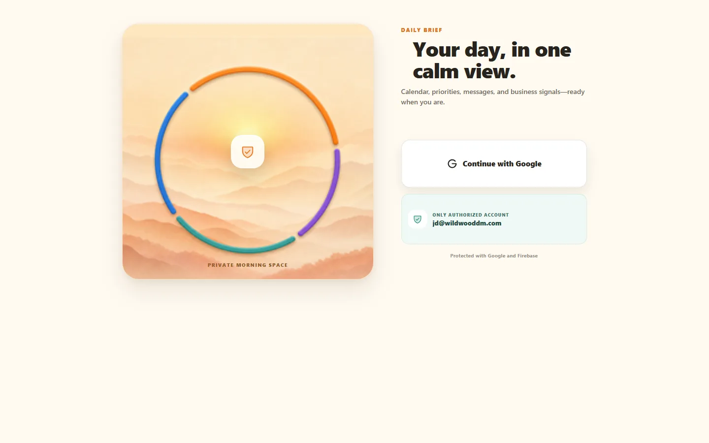Wildwood To Do web app.